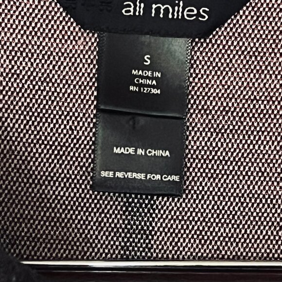 Ali Miles Grey Red Plaid Cowl Neckline Small - Picture 3 of 6